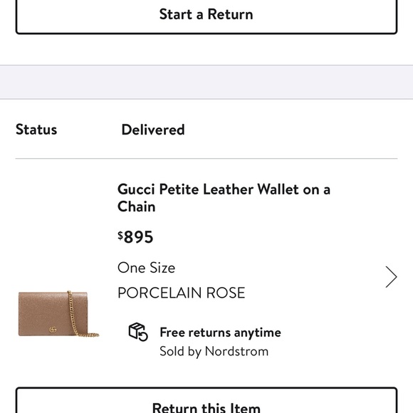 GG MARMONT LEATHER MINI CHAIN BAG - Picture 8 of 8